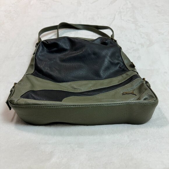 Puma Green Leather Laptop/Shoulder Bag - Fashion Accessory - Picture 7 of 16